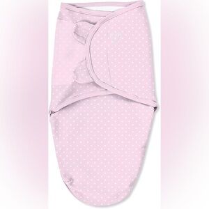 SWADDLE ME Original Baby Swaddle Pink Star Pattern Velcro Size Small 0-3 Month